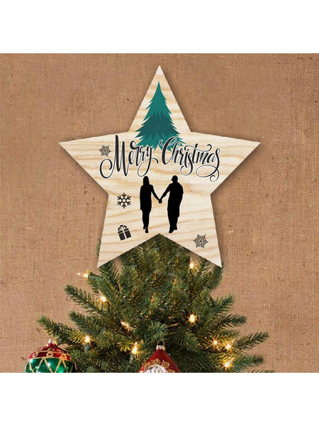 Χριστουγεννιάτικη κορυφή 20εκ. Merry christmas