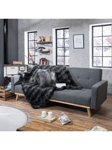 Teoran Γούνινο Ριχτάρι Πολυθρόνας 130x160cm Pelt 28 52012819 Anthracite