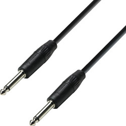 Adam Hall K3S215PP0300 3Star Series Καλώδιο Ηχείων 1/4 Mono Jack - 1/4 Mono Jack 3m Μαύρο