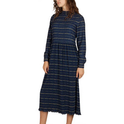 Soft Rebels Midi Καθημερινό Φόρεμα Navy Μπλε 517-709