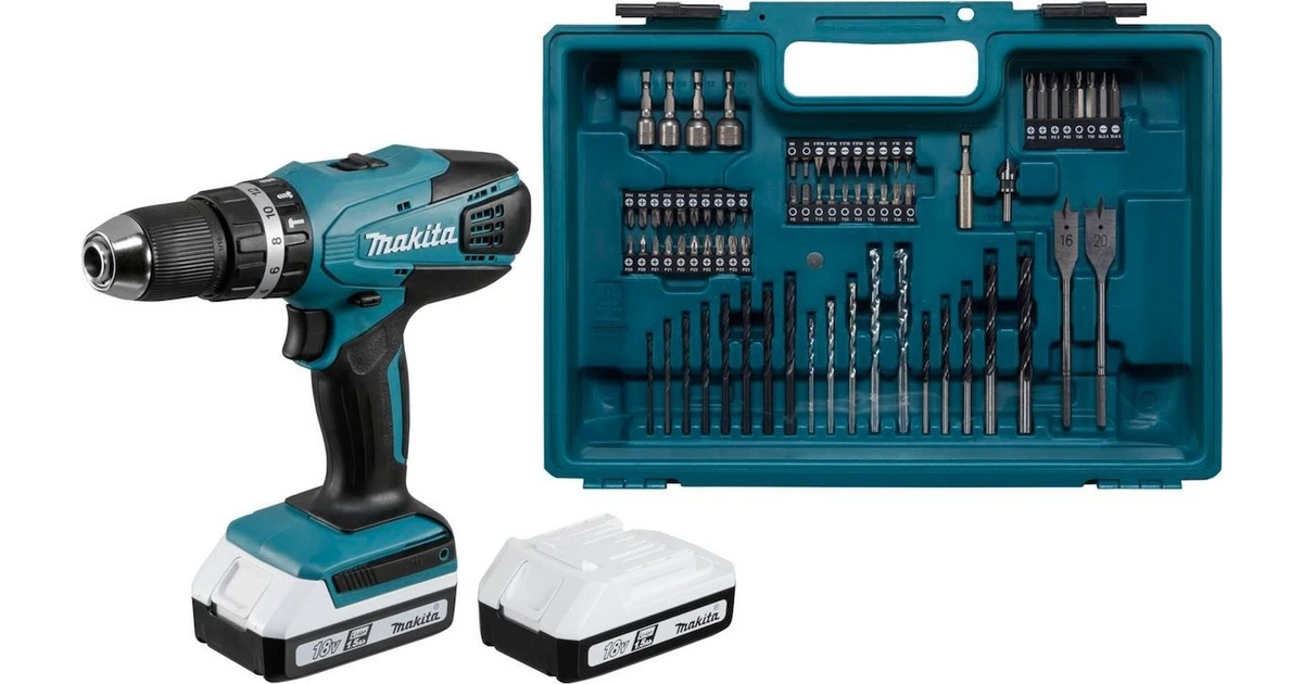 Makita HP457DWE10 18V 2x1.5Ah