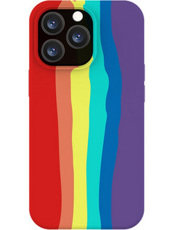 Vivid Liquid Back Cover Rainbow (iPhone 13 Pro)