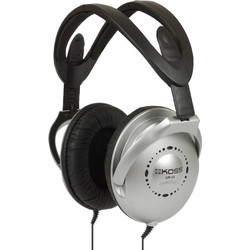 Koss UR18SP Ενσύρματα Ακουστικά DJ Over Ear Μαύρα Ασημί