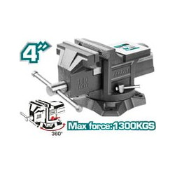 TOTAL THT6146 Μέγγενη Περιστρεφόμενη 4'' - 100mm