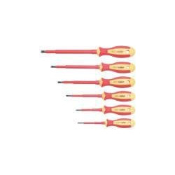 Κατσαβίδι VDE 1000V HOBO 1,2x6,5x150 04001A2 με μαγνητική μύτη και μαύρο φινίρισμα - 732-000400120