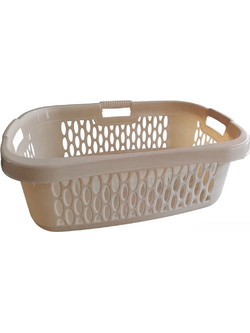 ΚΑΛΑΘΙ ΠΛΥΜΕΝΩΝ ΤΡΥΠΗΤΟ 35L ΜΠΕΖ 62.8x41x24cm CYCLOPS 003100694