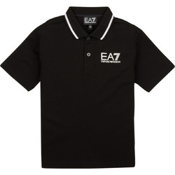 EA7 Παιδικό Polo Κοντομάνικο Μαύρο 8NBF51-BJ02Z-1200