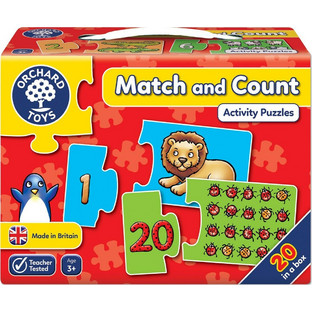 Παιδικό Puzzle Orchard Toys Match and Count 2x20 Κομμάτια