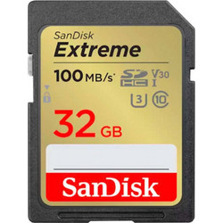 Sandisk Extreme Plus SDHC 32GB Class 10 U3 V30 UHS-I 100MB/s