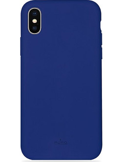 Puro Icon Back Case Blue (iPhone XS Max)