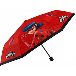 Umbrella Boy Mini 50/8 Man. 3 section round windproof Lady Bug