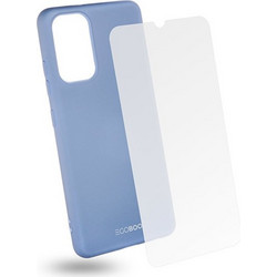 EGOBOO backcover for Samsung A32, Light Violet + Tempered Glass