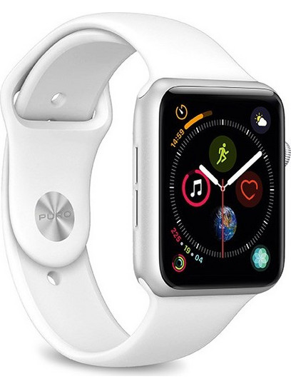 Puro 3pcs Set S/M/L Λουράκι Σιλικόνης White (Apple Watch 38 / 40 / 41mm)