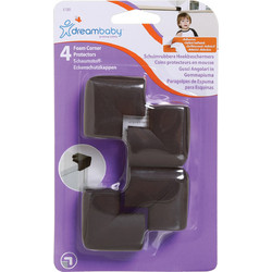 DreamBaby Ασφάλεια Προστατευτικά Γωνιών Foam Brown 4τμχ