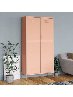 vidaXL Δίφυλλη Ντουλάπα Ρούχων 90x50x180cm 336247