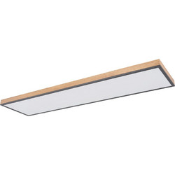 Φωτιστικό Σαλονιού Πλαφονιέρα Doro LED 36W 2250Lm Αλουμίνιο Γραφίτης