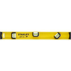 STANLEY Αλφάδι αλουμινίου 45cm με 3 μάτια (0-42-073)