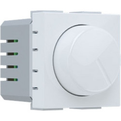 Acaelec Modys Περιστροφικό Αλερετούρ On-Off LED Dimmer 2 Στοιχείων C LE 7-110W 250VAC IP20 Λευκό (10101412393)