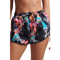 Superdry Γυναικείο Σορτς Υφασμάτινο Μαύρο Πολύχρωμο W7110347A-CC5