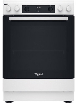 Whirlpool WS68V8CCWT/E Κουζίνα Ηλεκτρική 83lt με Κεραμικές Εστίες 61cm