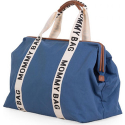Childhome Signature Canvas Τσάντα Αλλαξιέρα Μαιευτηρίου Ώμου Indigo BR77287