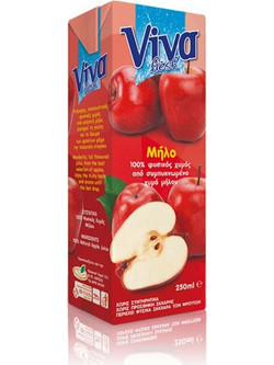 ΧΥΜΟΣ VIVA ΜΗΛΟ 250ml