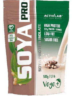 Activlab Soya Pro Chocolate Nut Φυτική Πρωτεΐνη 500gr