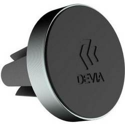Devia Universal Βάση Στήριξης Αεραγωγού Αυτοκινήτου Μαγνητική EL072 Circle Γκρι - (6938595329548)