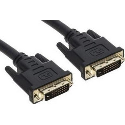 Powertech Καλώδιο DVI-D 24+1 CAB-DVI004, 2x Ferrites, 3m, μαύρο