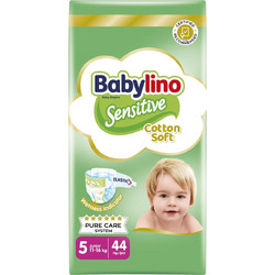 Babylino Sensitive Cotton Soft Πάνες No5 11-16kg 44τμχ