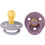 BIBS Colour Πιπίλες Καουτσούκ 0m+ Fossil Grey Mauve 2τμχ