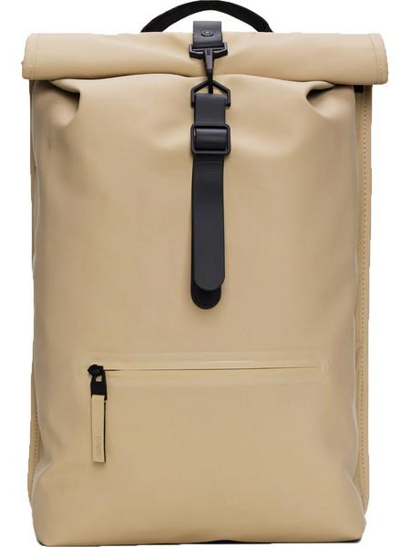 Rains Rolltop 13320-24 Αδιάβροχο Σακίδιο Πλάτης 17lt Μπεζ
