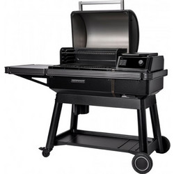 Traeger Ironwood INT Μαντεμένια Ψησταριά Κάρβουνου Καπνιστήριο με Καπάκι και Ρόδες Επιφάνειας 55.9x45.7cm TFB61RLGI