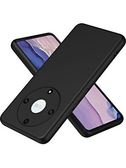Back Θήκη Σιλικόνης Για Huawei Honor Magic5 Lite 5G / X40 / X9a Προστασία Κινητό - Μαύρο