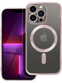 Θήκη κινητού Forcell Electro Mag Cover Compatible with MagSafe for iPhone 13 Pro Rose Gold