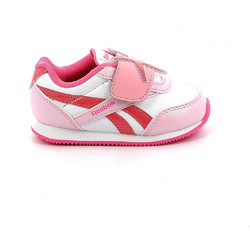 Reebok Royal Gl Jog Παιδικά Sneakers Λευκά Ροζ 100033304
