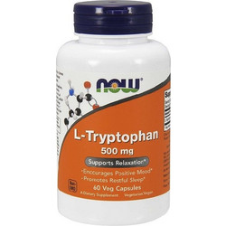 Now Foods L-Tryptophan 500mg 60 Κάψουλες