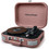 Muse MT-201 Πικάπ Βαλιτσάκι με Ηχεία & Προενίσχυση Bluetooth & USB Pink