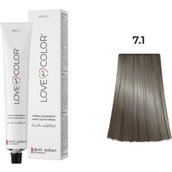 Dott. Solari Love Me Color 7.1 Ξανθό Σαντρέ Μόνιμη Βαφή Μαλλιών 100ml