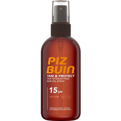 Piz Buin Tan & Protect Tan Accelerating Αδιάβροχο Λάδι Μαυρίσματος Σώματος SPF15 150ml