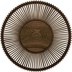 Φωτιστικό Τοίχου - Οροφής Clava 2359 Φ49x16,6cm 1xE27 15W Dark Oak Umage