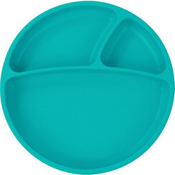 Minikoioi Πιάτο Φαγητού με Χωρίσματα & Βεντούζα Green