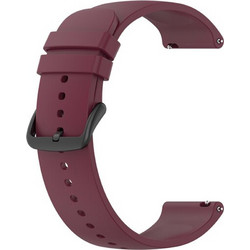 Techsuit Watchband W001 Λουράκι Σιλικόνης Dark Red (Universal 22mm)