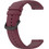 Techsuit Watchband W001 Λουράκι Σιλικόνης Dark Red (Universal 22mm)
