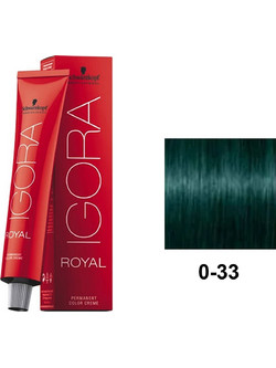 Schwarzkopf Igora Royal 0-33 Αντι-Κόκκινο Mixtone Ενισχυτικό Βαφής Μαλλιών 60ml
