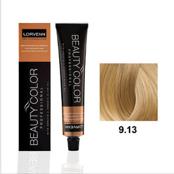 Lorvenn Beauty Color 9.13 Ξανθό Πολύ Ανοιχτό Σαντρέ Μόνιμη Βαφή Μαλλιών 70ml