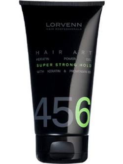Lorvenn Keratin Power Gel Μαλλιών Ανδρικό Πολύ Δυνατό Κράτημα 150ml