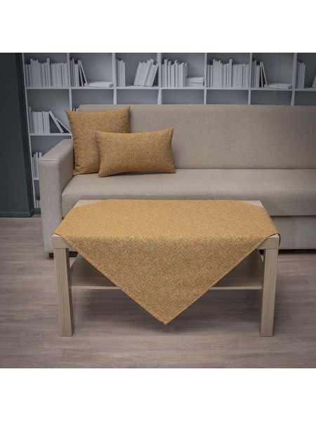 Καρέ 90x90 Cotone Valia 81 Μουσταρδί