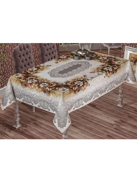 Τραπεζοκαρέ Δαμάσκο 140x140 Cotone Rita