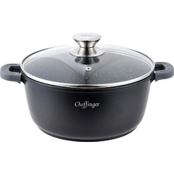 Cheffinger CF-DC24 Κατσαρόλα Επίστρωση Μαρμάρου 24cm